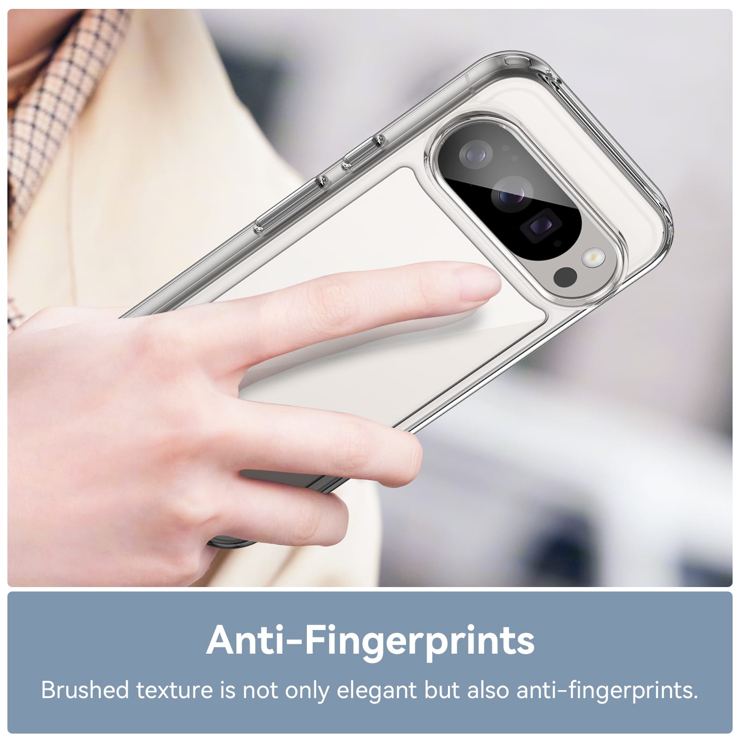 Google Pixel 10 Soft TPU Bumper Case [Clear]