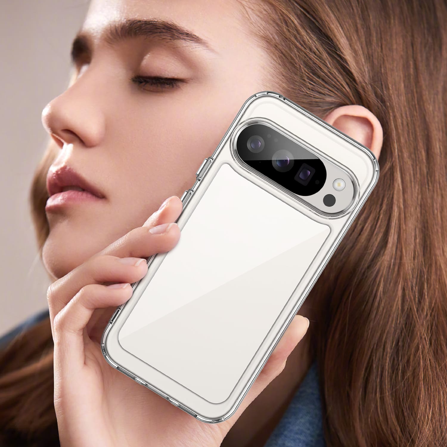 Google Pixel 10 Soft TPU Bumper Case [Clear]