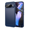 Google Pixel 10 Pro XL Carbon Fibre TPU Case Slim Shockproof Cover Navy - Navy