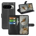 Google Pixel 10 Pro XL PU Wallet Case [Black] - Black