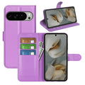 Google Pixel 10 Pro XL PU Wallet Case [Purple] - Purple