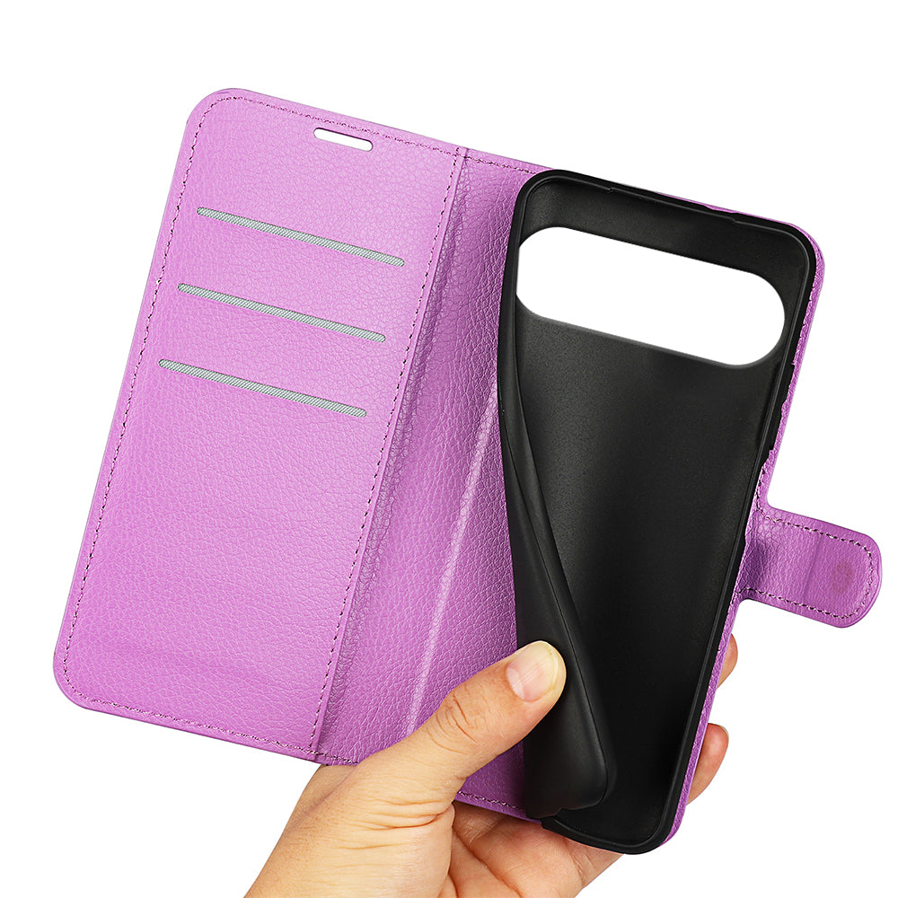 Google Pixel 10 Pro XL PU Wallet Case [Purple]