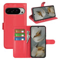 Google Pixel 10 Pro XL PU Wallet Case [Red] - Red
