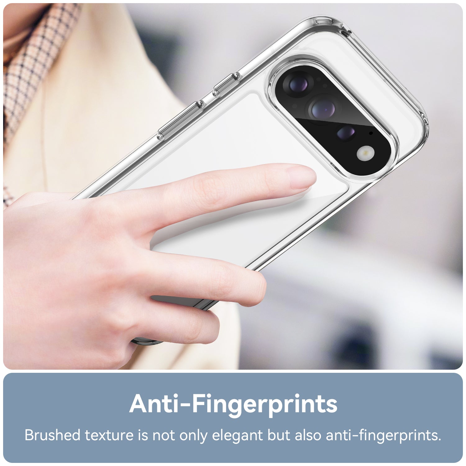 Google Pixel 11 / 11 Pro Soft TPU Bumper Shockproof Cover Case [Clear]