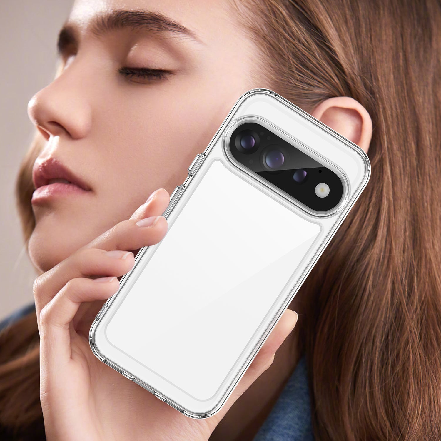 Google Pixel 11 / 11 Pro Soft TPU Bumper Shockproof Cover Case [Clear]
