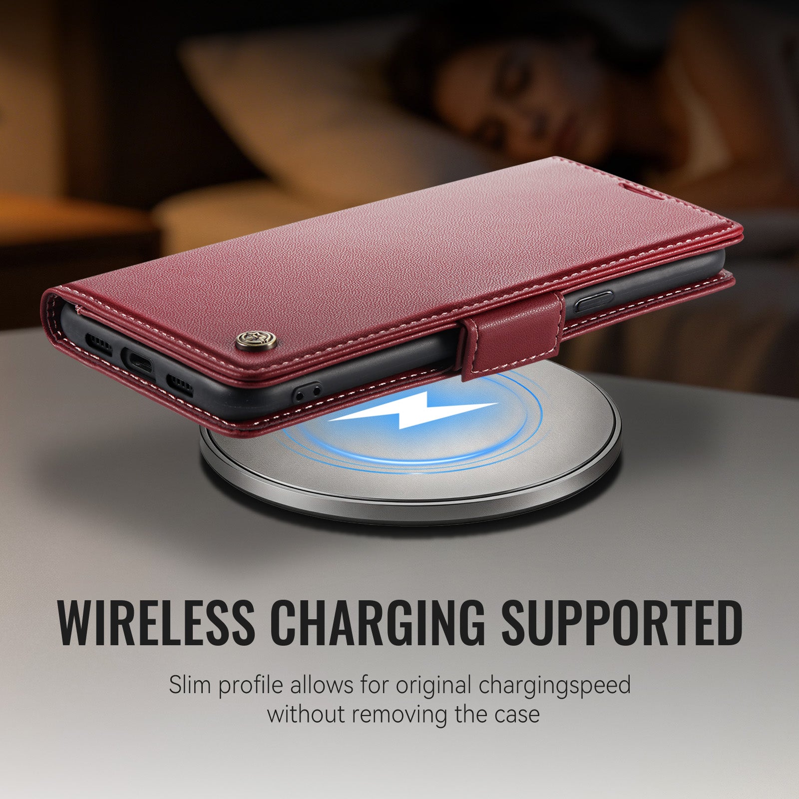 Google Pixel 11 / 11 Pro CaseMe Retro Wallet Case [Maroon]