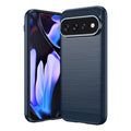Google Pixel 11 Pro XL Carbon Fibre TPU Case Slim Shockproof Cover Navy - Navy