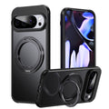 Google Pixel 11 Pro XL Premium Matte MagSafe 360° Rotating Ring Stand Case [Black] - Black