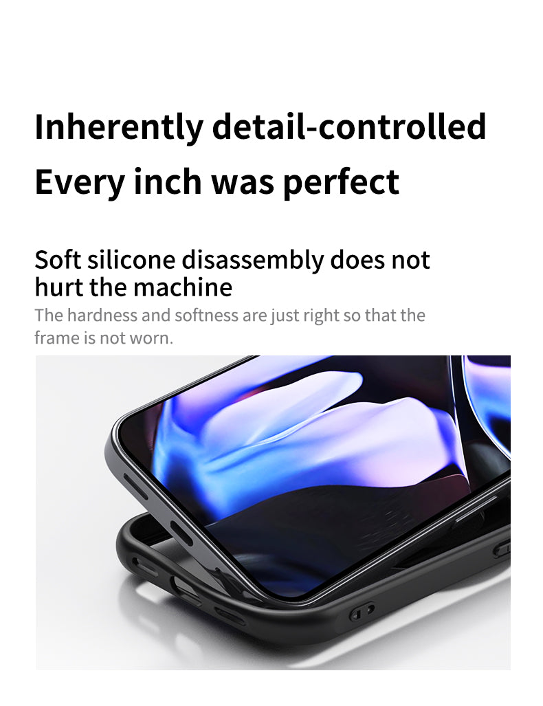 Google Pixel 11 Pro XL Premium Matte MagSafe 360° Rotating Ring Stand Case [Silver]