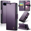 Google Pixel 11 Pro XL CaseMe Retro Wallet Case [Purple] - Purple