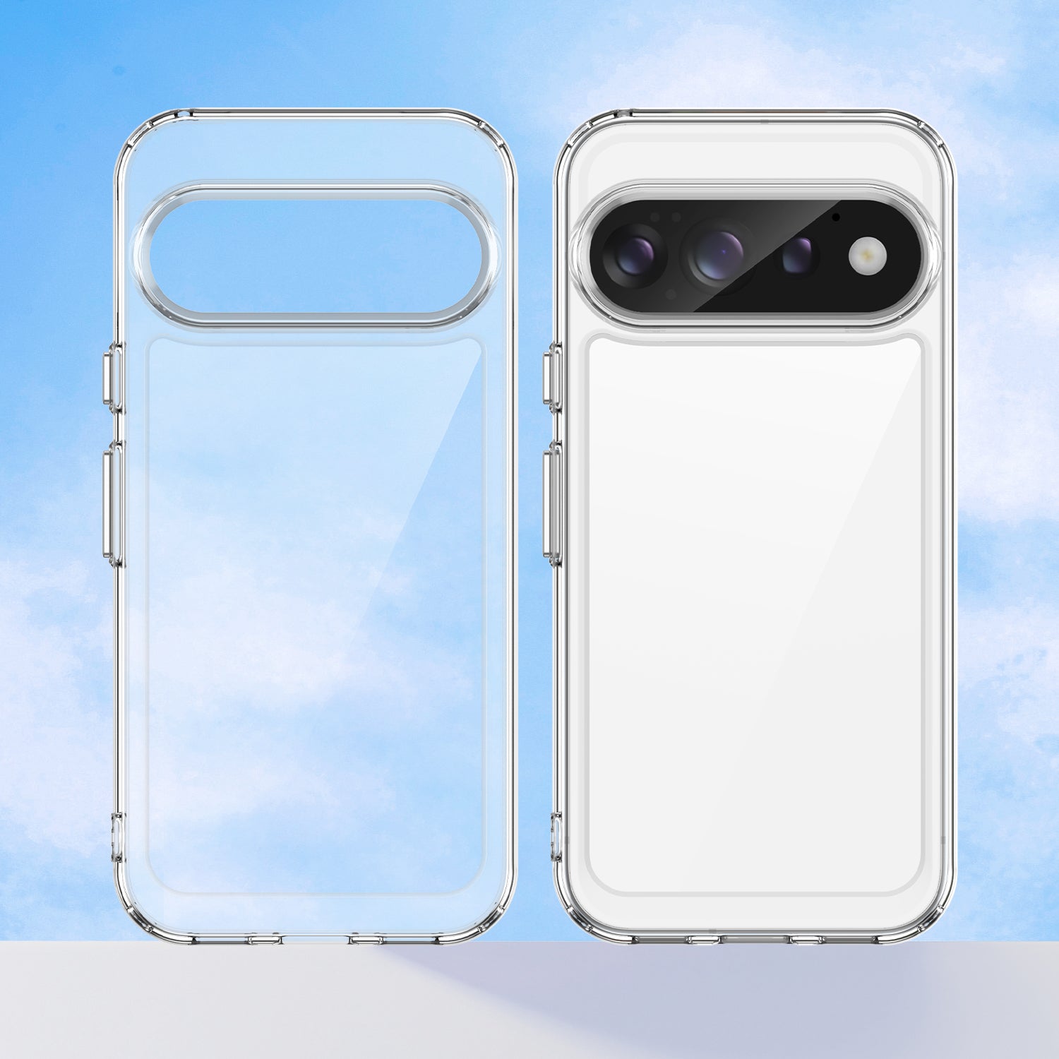 Google Pixel 11 Pro XL Soft TPU Bumper Shockproof Cover Case [Clear]