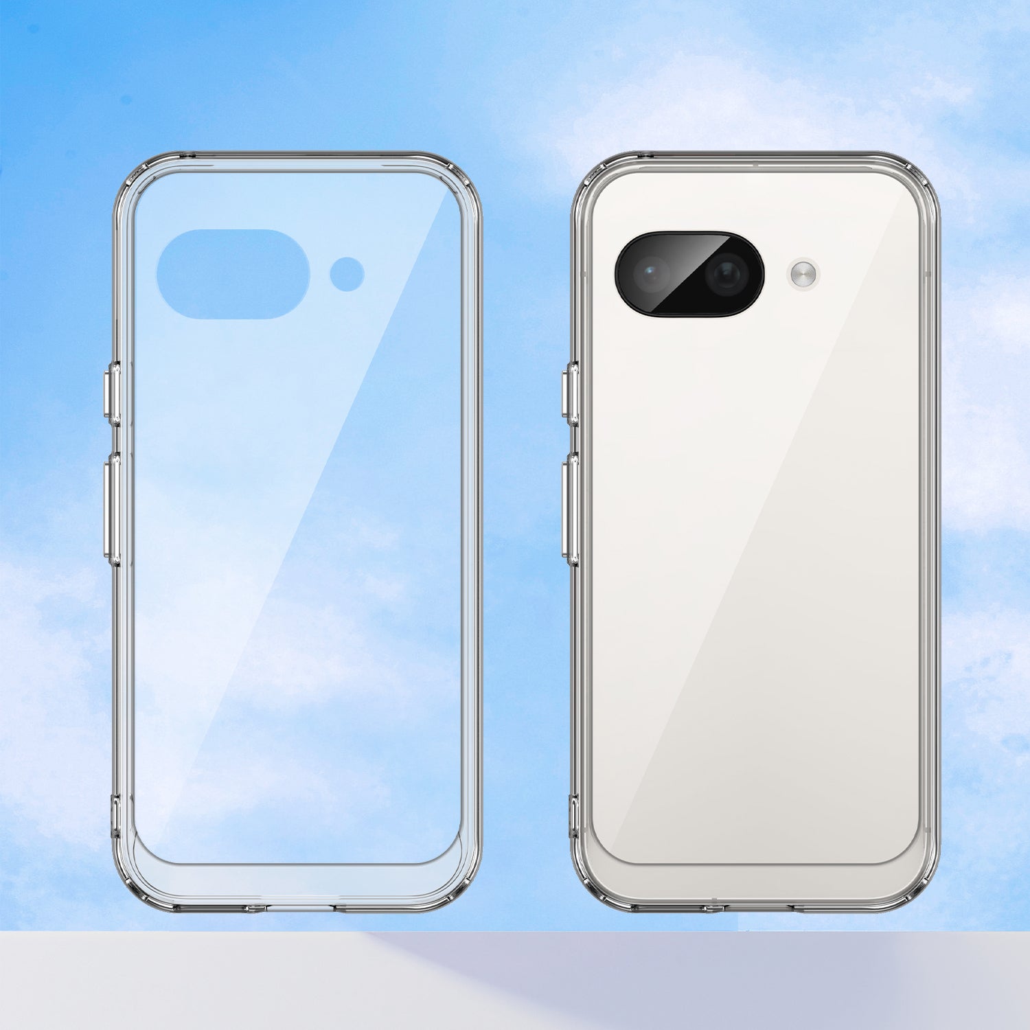 Google Pixel 9a Soft TPU Bumper Case [Clear]