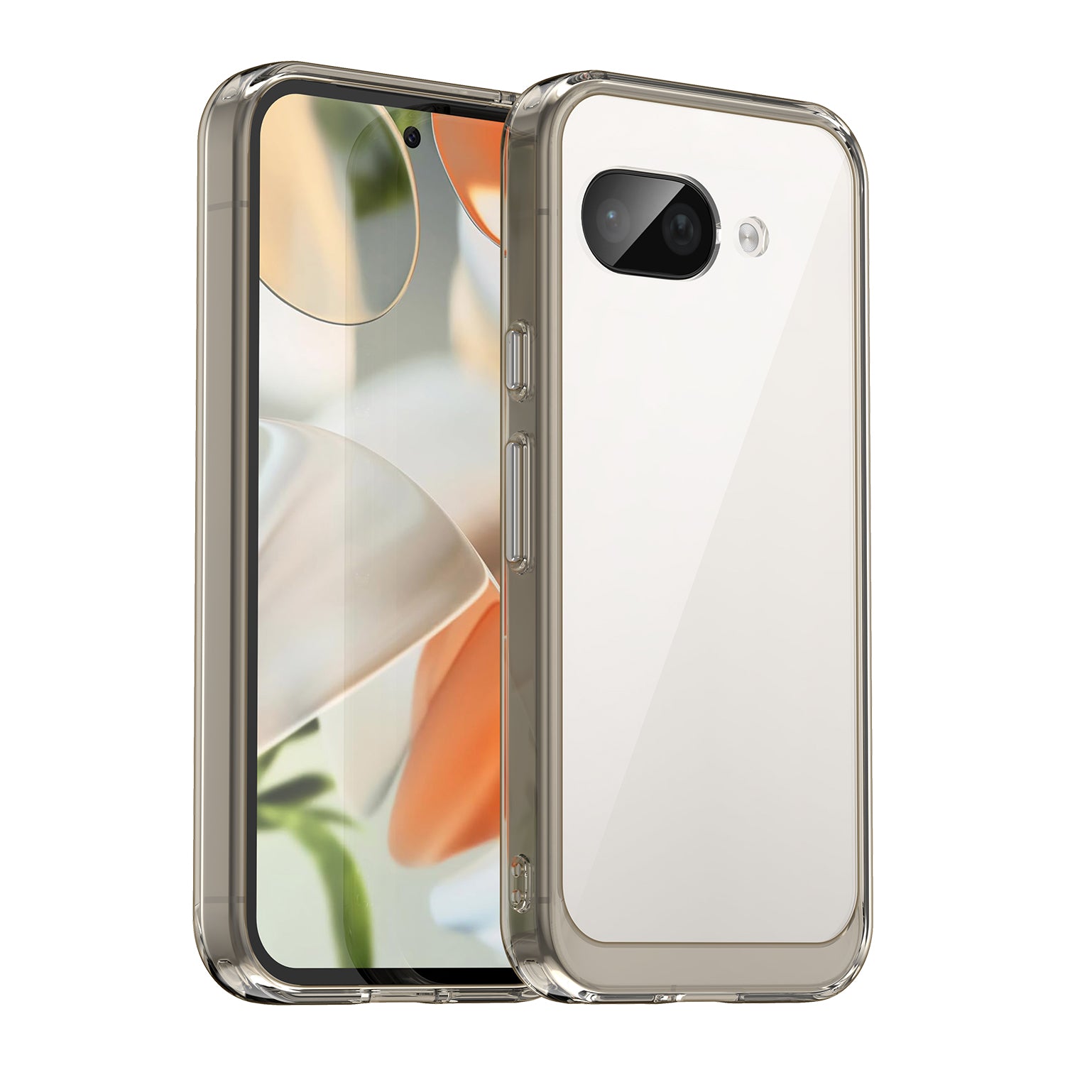 Google Pixel 9a Soft TPU Bumper Case [Clear Grey]