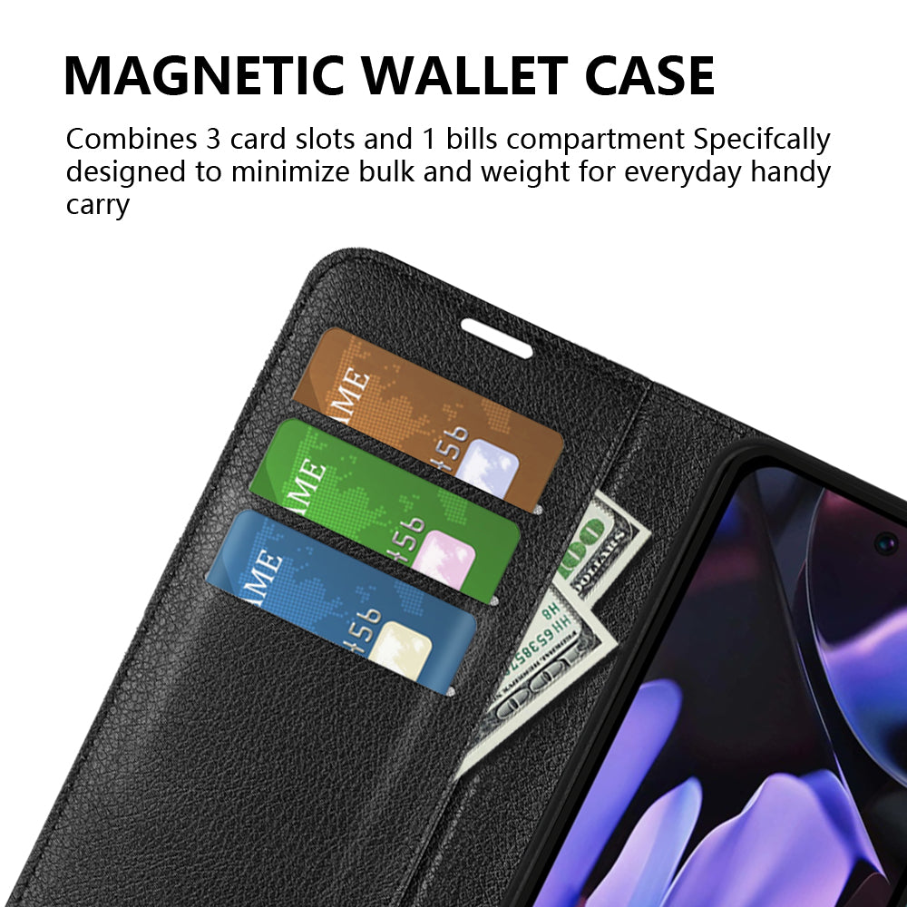 Google Pixel 9a PU Wallet Case [Purple]