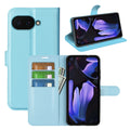 Google Pixel 9a PU Wallet Case [LightBlue] - LightBlue