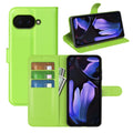 Google Pixel 9a PU Wallet Case [Green] - Green