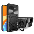 Google Pixel 9a Ring Kickstand Case w/ Camera Cover [Black] - Black