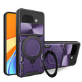 Google Pixel 9a Ring Kickstand Case w/ Camera Cover [Purple] - Purple
