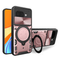 Google Pixel 9a Ring Kickstand Case w/ Camera Cover [Rose Gold] - Rose Gold