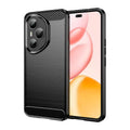 Honor 400 Pro Carbon Fibre TPU Case Slim Shockproof Cover Black - Black