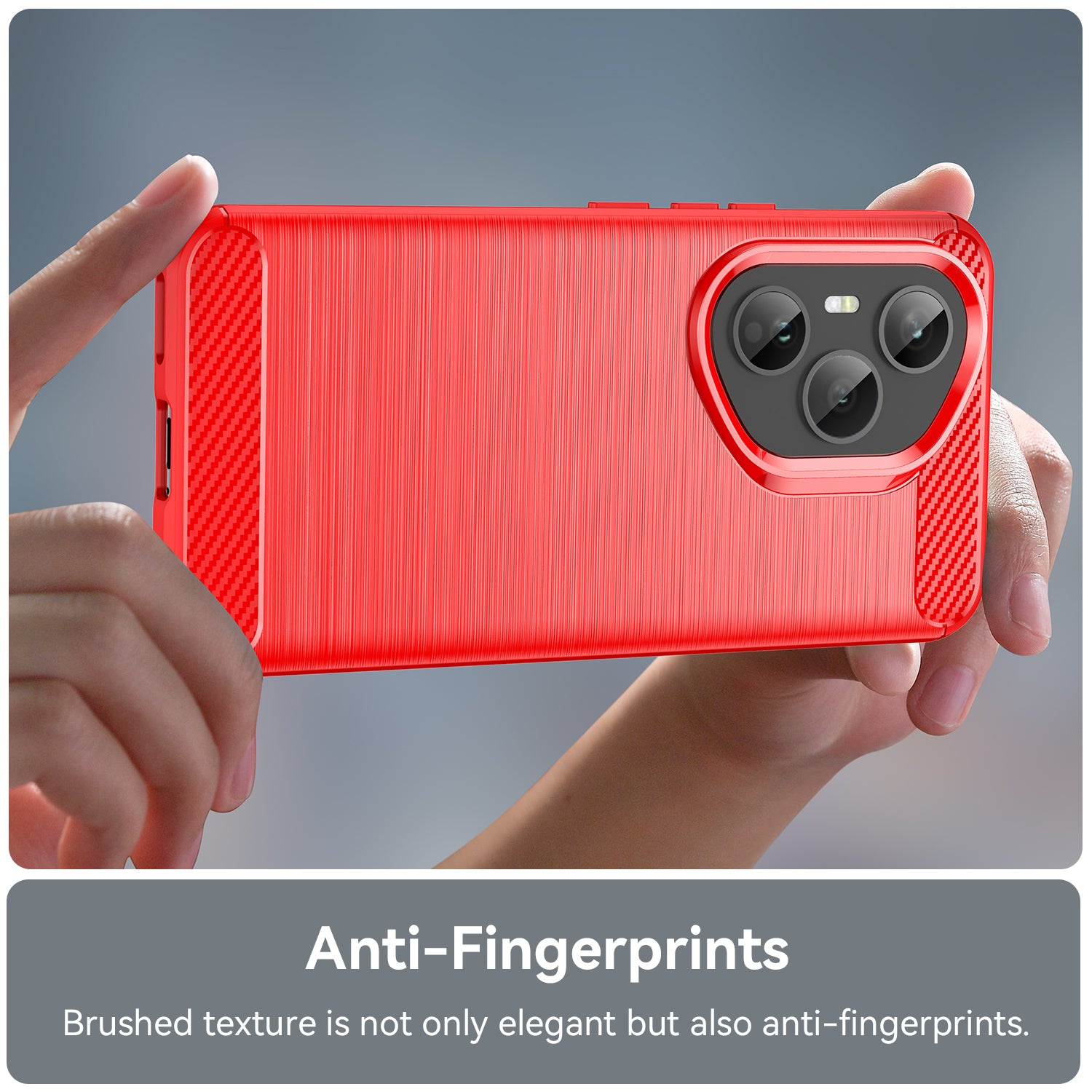 Honor 400 Pro Carbon Fibre Brushed Case [Red]