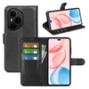 Honor 400 Pro PU Wallet Case [Black] - Black