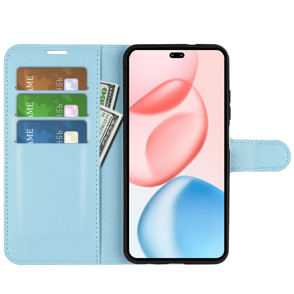 Honor 400 Pro PU Wallet Case [LightBlue]