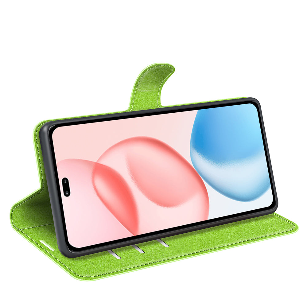 Honor 400 Pro PU Wallet Case [Green]