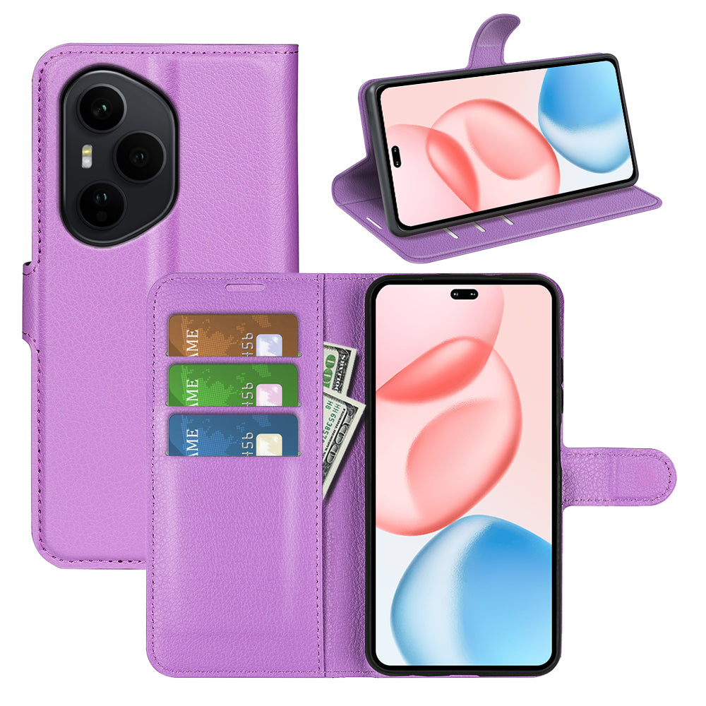 Honor 400 Pro PU Wallet Case [Purple]