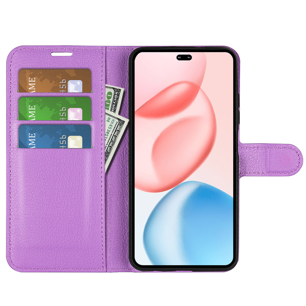 Honor 400 Pro PU Wallet Case [Purple]
