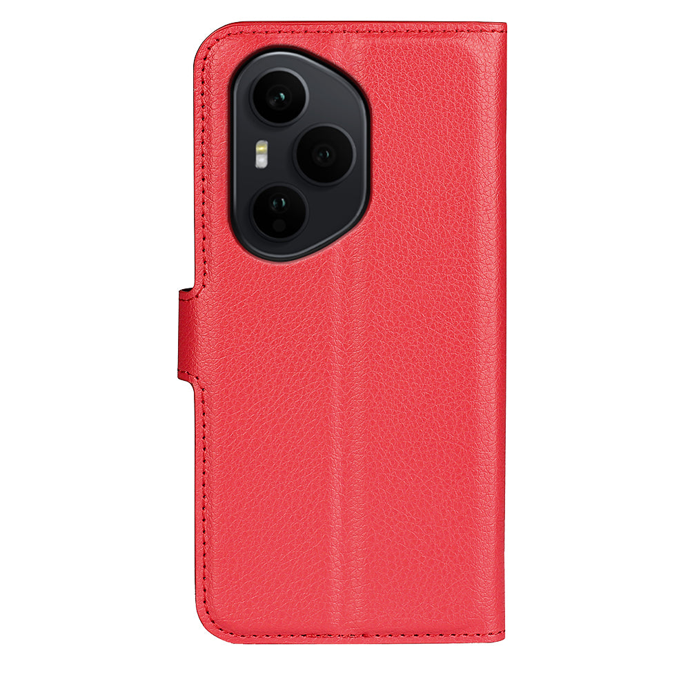 Honor 400 Pro PU Wallet Case [Red]
