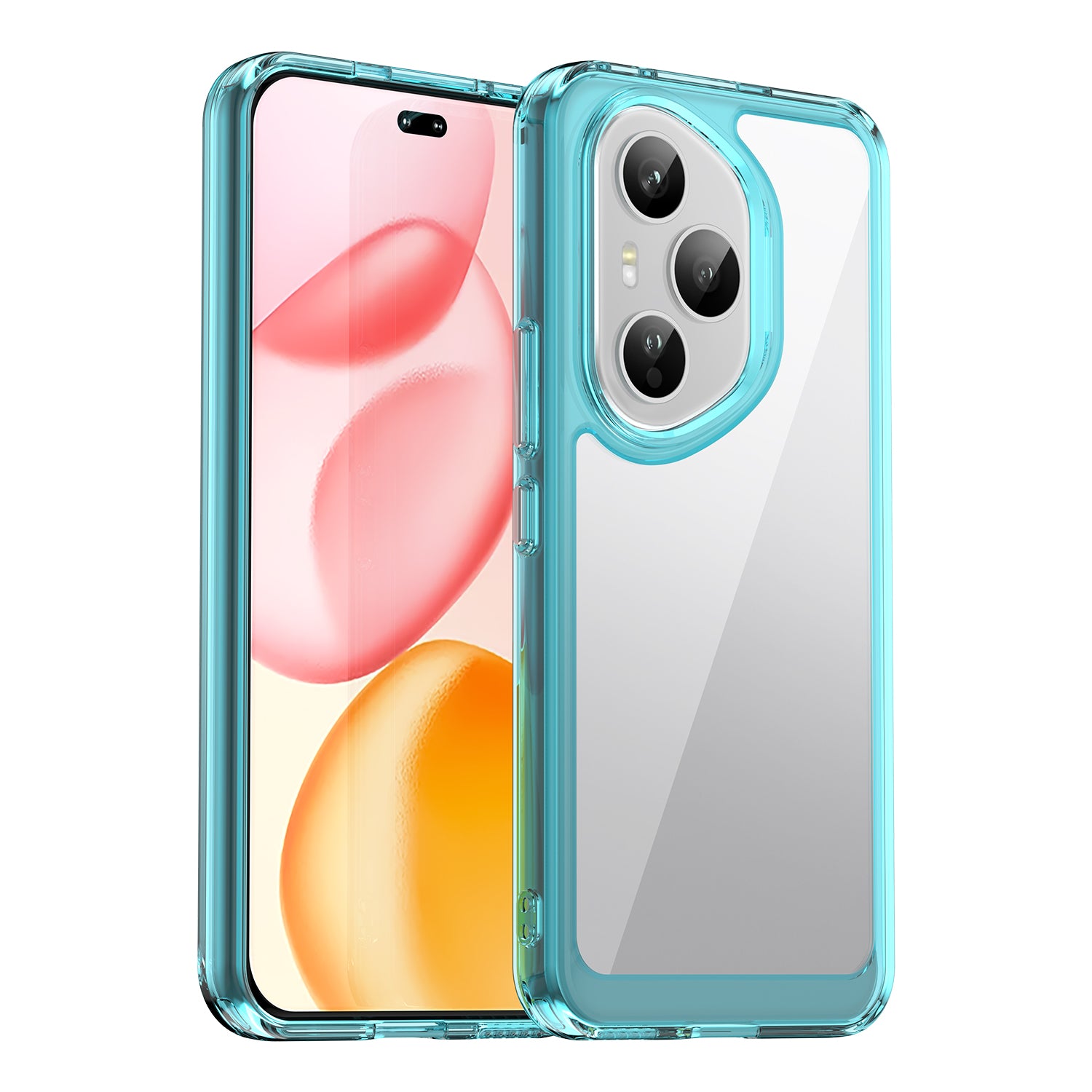 Honor 400 Pro Soft TPU Bumper Case [Clear Blue]