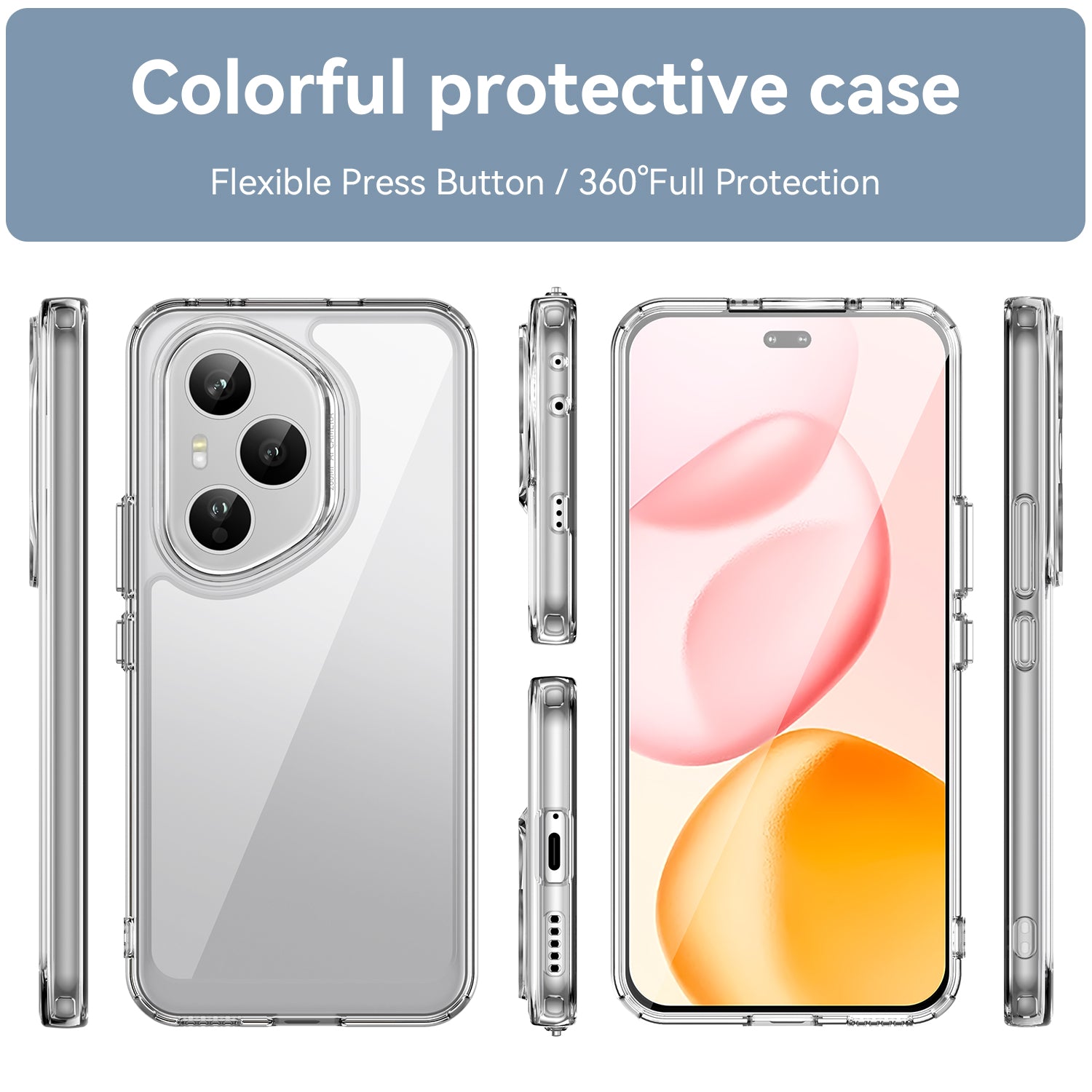 Honor 400 Pro Soft TPU Bumper Case [Clear]