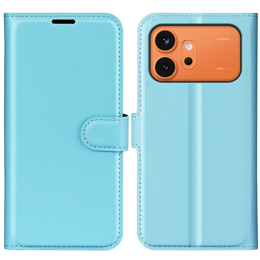 Wallet Case for Honor 600 / 600 Pro – PU Leather Flip Cover with Card Holder & Stand [LightBlue]