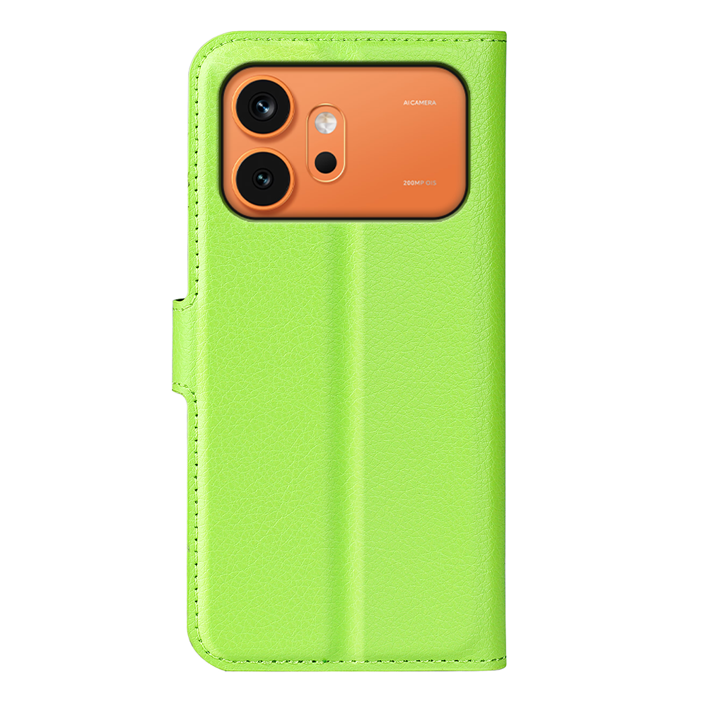 Wallet Case for Honor 600 / 600 Pro – PU Leather Flip Cover with Card Holder & Stand [Green]