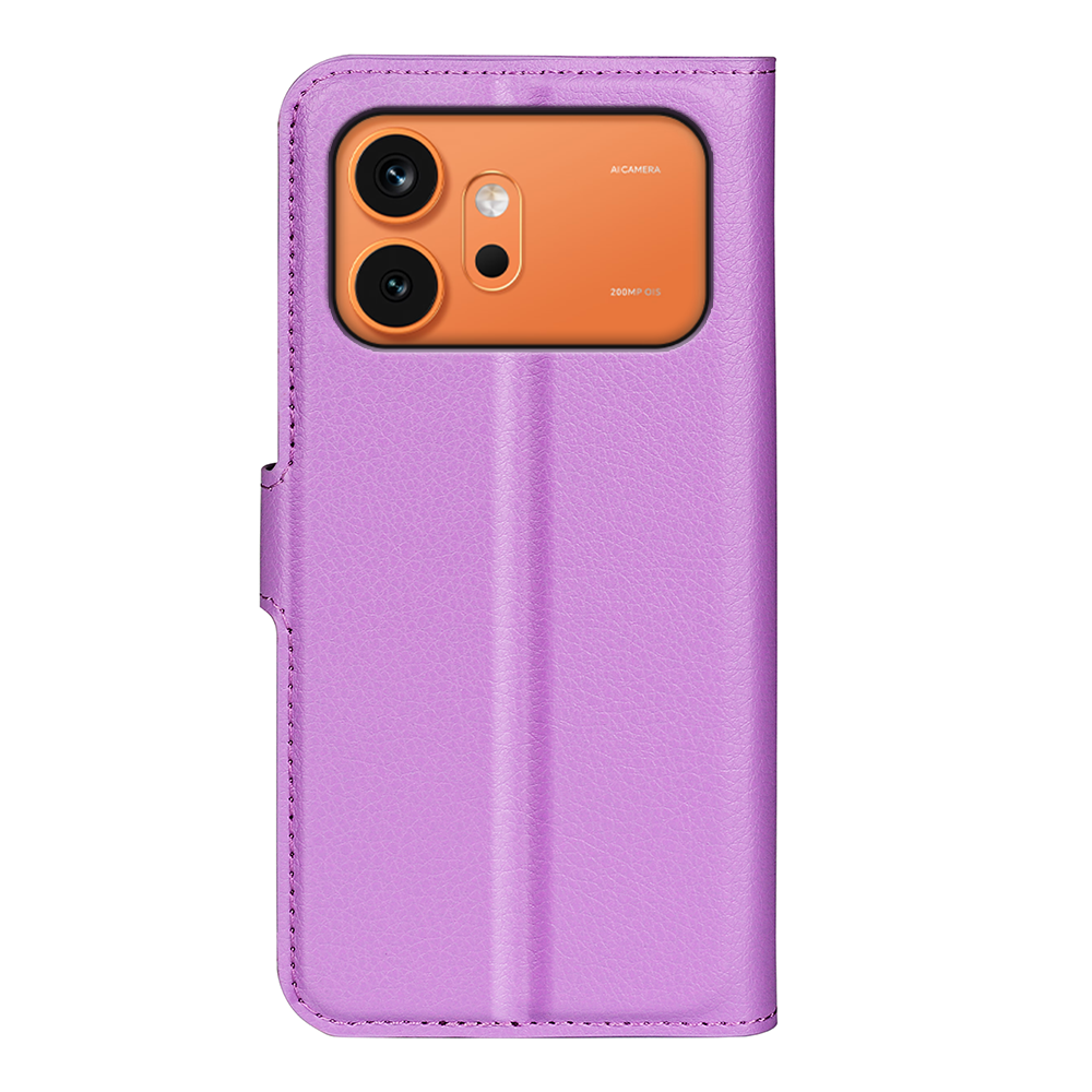 Wallet Case for Honor 600 / 600 Pro – PU Leather Flip Cover with Card Holder & Stand [Purple]