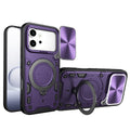 Honor 600 / 16 Pro Ring Kickstand Case w/ Camera Cover [Purple] - Purple