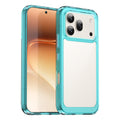 Honor 600 / 600 Pro Soft TPU Bumper Shockproof Cover Case [Clear Blue] - Clear Blue