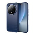 Honor Magic 8 Pro 5G Carbon Fibre TPU Case Slim Shockproof Cover Navy - Navy