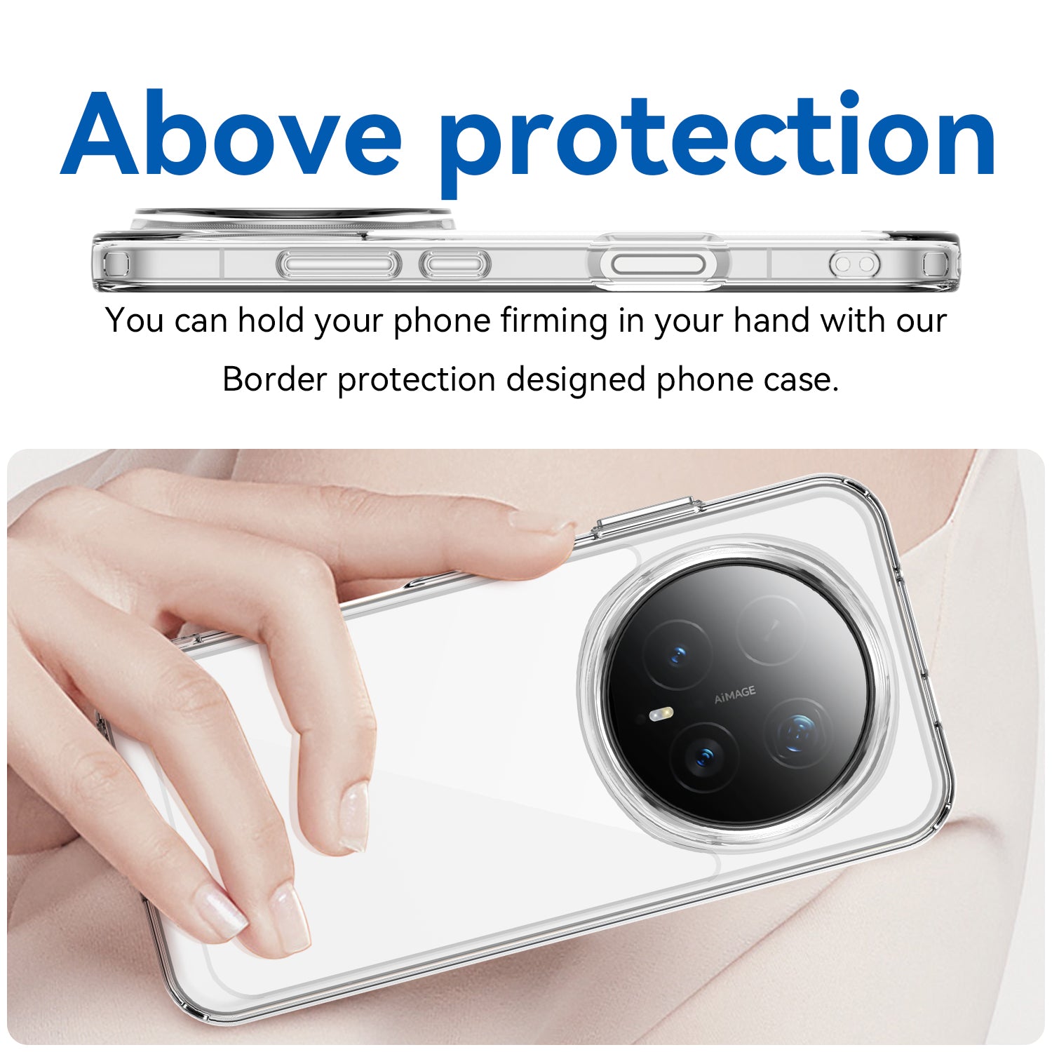 Honor Magic 8 Pro 5G Soft TPU Bumper Shockproof Cover Case [Clear]
