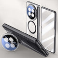 HONOR Magic V6 Clear MagSafe Hinge Case with Built-in Tempered Glass [Black] - Black
