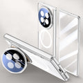 HONOR Magic V6 Clear MagSafe Hinge Case with Built-in Tempered Glass [Silver] - Silver