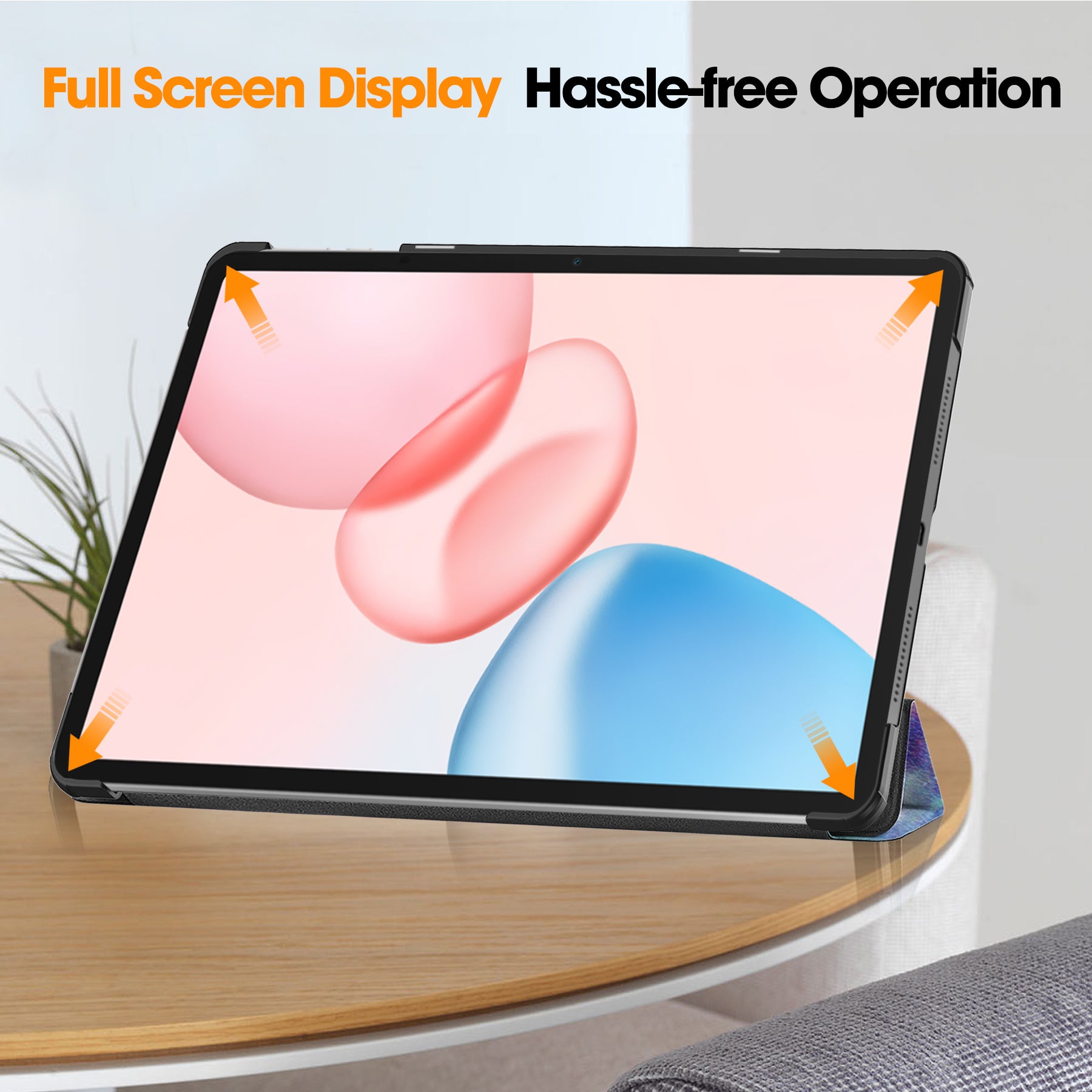 Honor Pad 10  (12.1-inch 2025) Designer Tri-Fold Case [Galaxy]