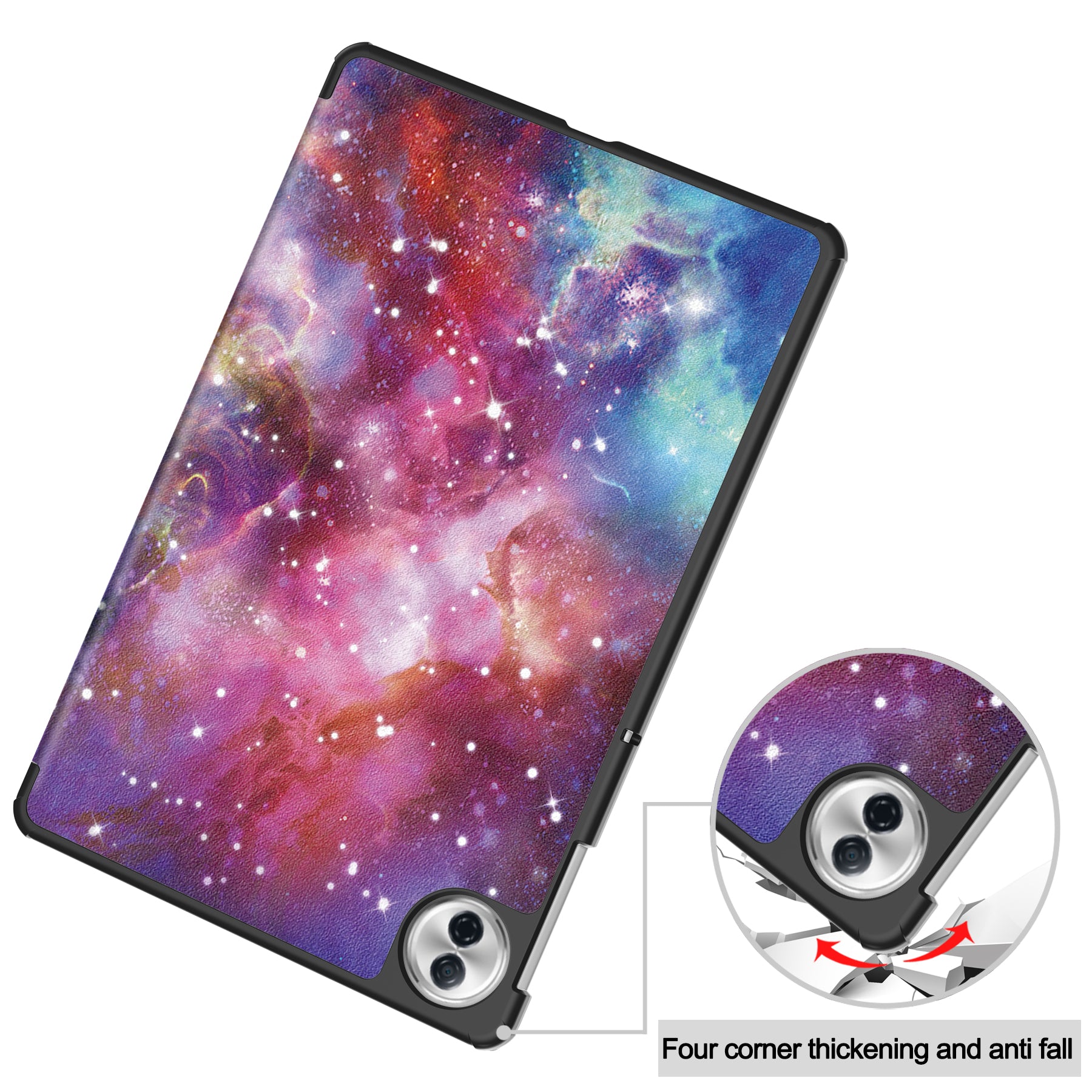Honor Pad 10  (12.1-inch 2025) Designer Tri-Fold Case [Galaxy]