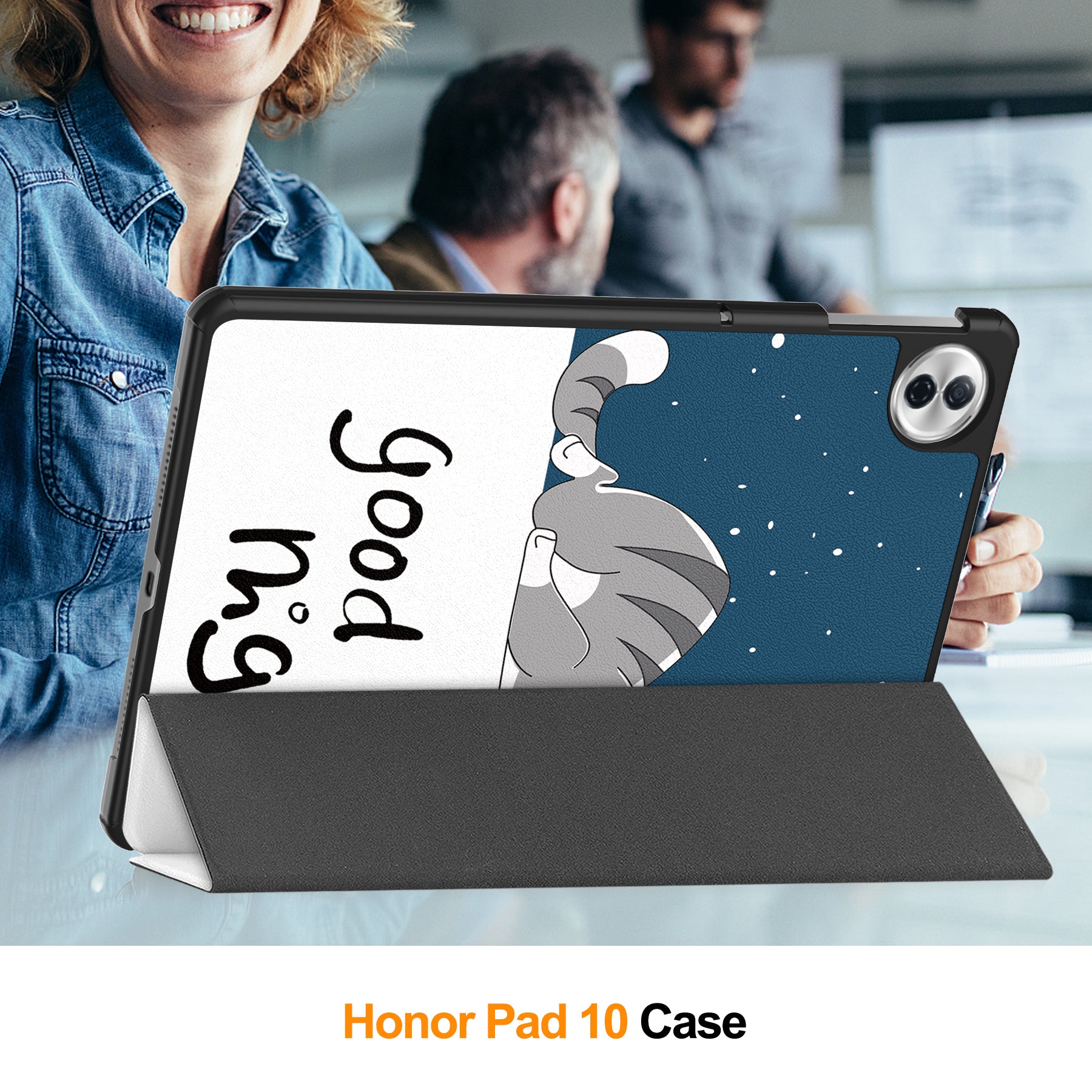 Honor Pad 10  (12.1-inch 2025) Designer Tri-Fold Case [LazyCat]
