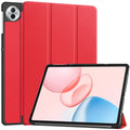 KST Tri-fold PU Leather Case for HONOR Pad 10 12.1-inch [Red] - Red