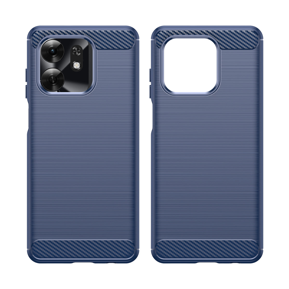 Honor X6D 5G Carbon Fibre TPU Case Slim Shockproof Cover [Navy]