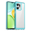 Honor X6D 5G Soft TPU Bumper Shockproof Cover Case [Clear Blue] - Clear Blue