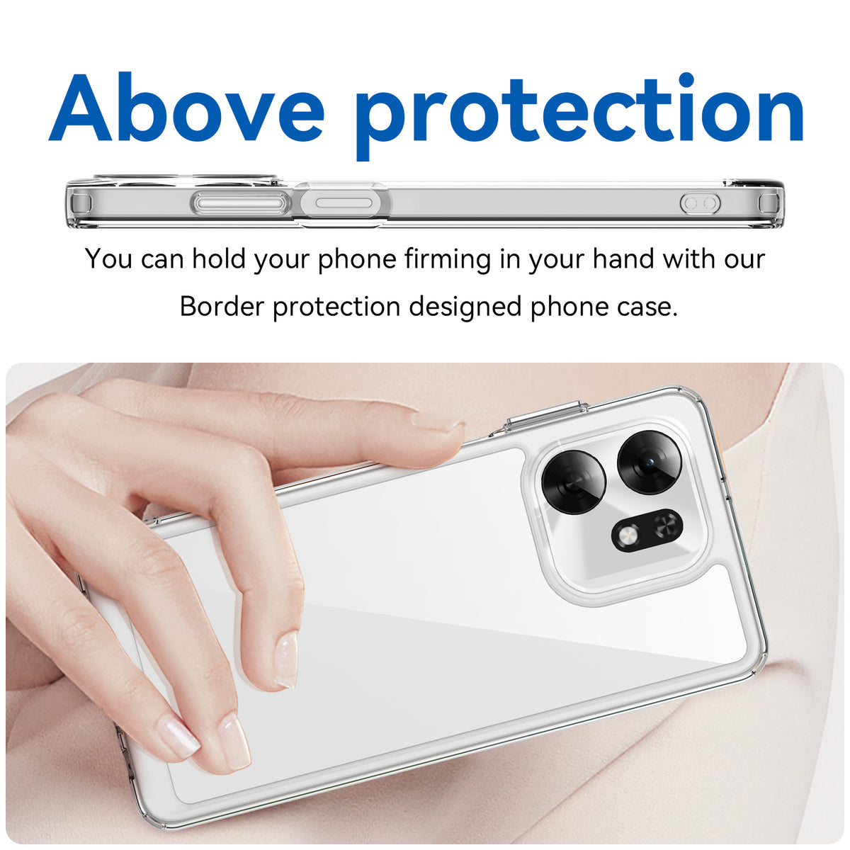 Honor X6D 5G Soft TPU Bumper Shockproof Cover Case [Clear]