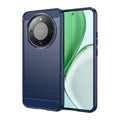 Honor X9d 5G Carbon Fibre TPU Case Slim Shockproof Cover Navy - Navy